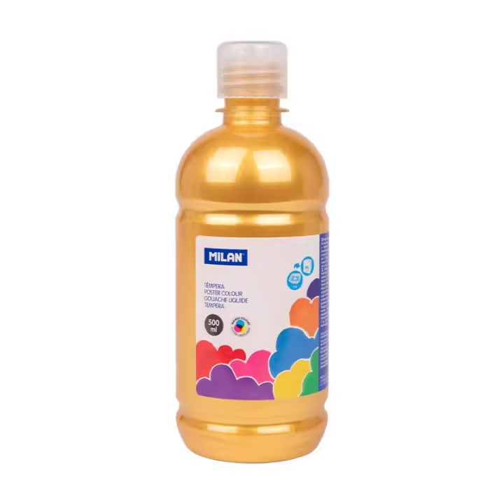 MILAN Botella Tempera Liquida 500 ml - Oro - 1