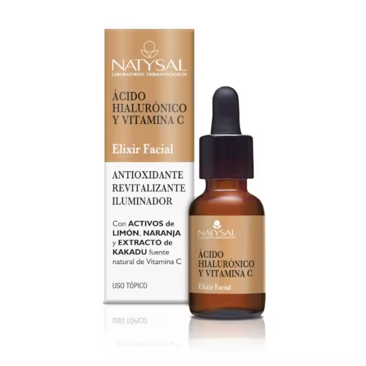 NATYSAL ACIDO HIALURONICO Y VITAMINA C ELIXIR FACIAL 15 ML - 1