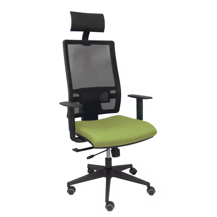 Silla de Oficina Ergonómica Piqueras Y Crespo con Brazos Regulables y Cabecero, Diseño Moderno y Apoyo Lumbar - 1
