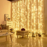 Luces De Cinta USB Para Cortina 6/4/3M 8 Modos Luz De Navidad Para Dormitorio Casa Árbol De Navidad Decoración De Boda Fiesta - details 0