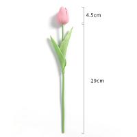 10Pcs Flores Artificiales De Tulipán Toque Real Decoración Para Hogar Dormitorio Bodas Jardín Accesorios De Vaso - details 4