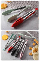 Pinza Para Carne De Acero Inoxidable 7/9/12 Pulgadas Con Mango De Silicona Antideslizante Para Barbacoa Y Cocina Accesorios De Fiesta - details 7