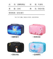 Bolsa de viaje para guardar calcetines y ropa interior, estilo pintura al óleo, con dibujos animados, portátil, para guardar ropa interior y sujetadores. - details 10