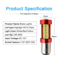 2pcs Luz De Señal De Coche Lámpara Decorativa De Niebla Automática LED De Alta Potencia Freno Retrovisor 1156 1157 7440 7443 3156 3157 SMD Bombilla Universal 12V 5w - details 1