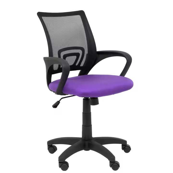 Silla de Oficina Ergonómica con Mecanismo Basculante y Regulable en Altura Piqueras Y Crespo Bali Lila - 1