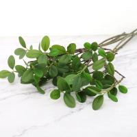 Rama Artificial De Árbol Verde Con Hojas Pequeñas Para Decoración De Hogar Accesorio De Fotografía De Fiesta Jungle Decoración De Plantas Falsas De Latex Para Aniversarios Bodas Y Fiesta De Hogar - details 4