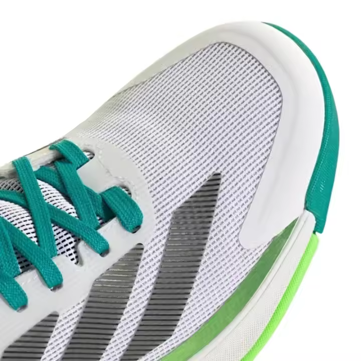 Zapatillas Adidas Crazyquick Boost Padel Blanco Negro Verde - 1