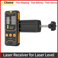 Receptor De Láser Para Nivel De Láser 50m/164ft Rango De Trabajo Doble Burbuja Horizontal Detector De Láser De Línea Pulso Verde/Rojo Para Pulsos De Láser - details 0