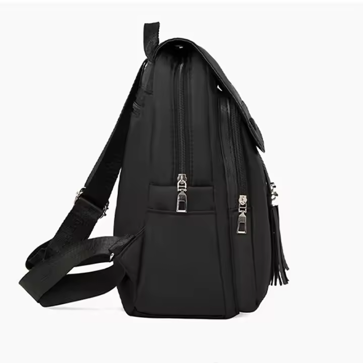 Mochila Grande Para Mujer De Cuero De Alta Calidad Bolsa Vintage Con Capucha Para Viajes Y Escuela Bolsa De Libros Rucksack - 1