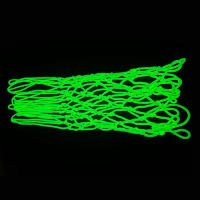 Red De Baloncesto Con Luz Nocturna De Nylon 12 Bucles Tamaño Estándar Iluminación Solar Color Amarillo Para Entrenamiento Nocturno - details 1