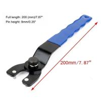 Llave De Amoladora Angulada Ajustable Con Mango De Plástico Herramienta De Reparación Llave De Eje Plástica Para Amoladoras 10-30mm - details 0