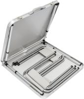 Mesa para Acampada 120x60x70cm Incl 4 Taburetes Plegable portátil como si Fuera un maletín Altura Regulable para pícnic Camping Gris Claro - details 0