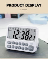 Reloj De Cocina Digital Con 10 Alaramas Timer De 99 Horas Contado Regresivo Silencioso/Vibración Magnético Timer De Mesa Para Cocinar Estudiar - details 7
