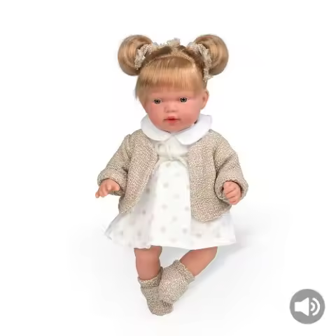 Muñeca Elegance Hanne Con Rebeca C/ Mecanismo Risa 28cm EN CAJA REGALO - 1