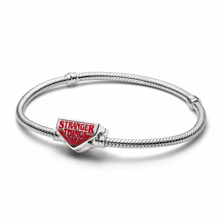 Pulsera Pandora Moments Cadena de Serpiente con Cierre de Stranger Things - 593572C01 - 1