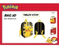 Mochila Escolar Infantil 3D para Niñas y Niños, Ergonómica y Ligera con Diseño de Dibujos Animados, 12 x 10 x 4 pulgadas - details 5