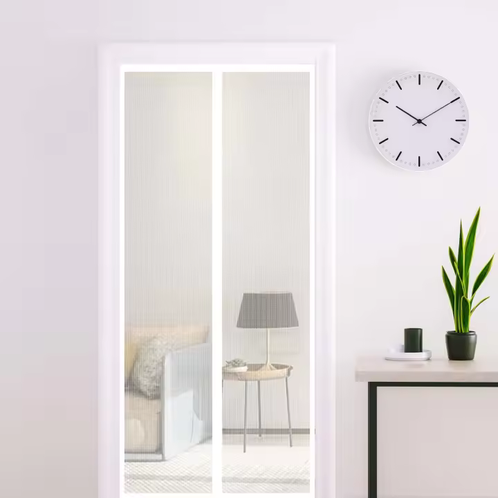 Malla mosquitera magnética Mejorada con Imanes más gruesas y largos, Cierres magnético de una sola Puerta, Puerta mosquitera Resistencia con Imanes, Aplicación a Puertas corredizas. - 1