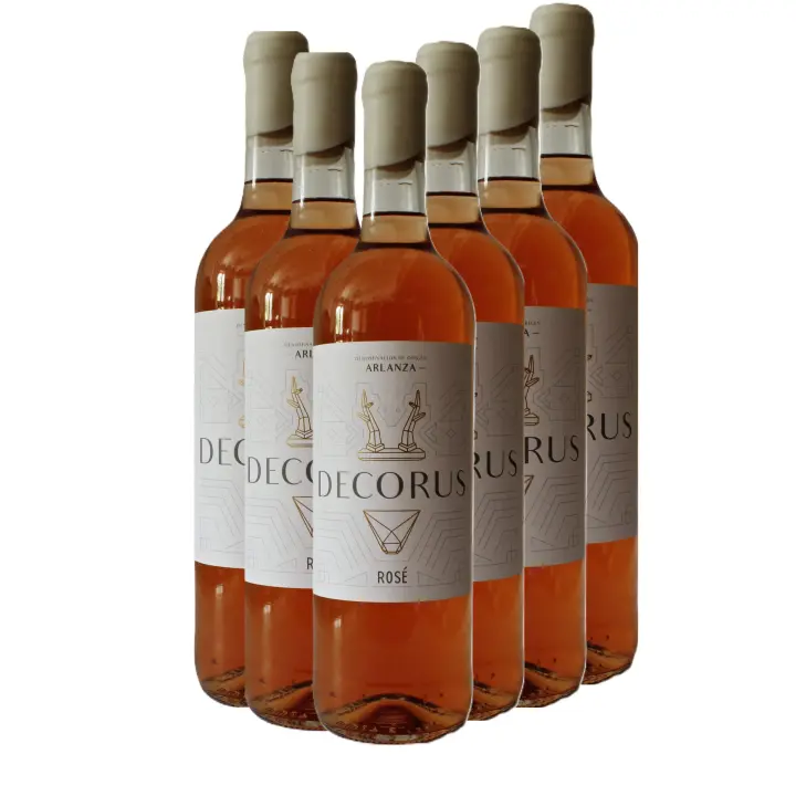 Pack de 6 botellas de Decorus Rosé, vino clarete de viñas viejas de 80 años, elaborado con albillo mayor, garnacha y tempranillo. - 1