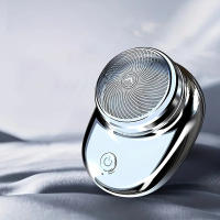Afeitadora Eléctrica Portátil Para Hombres USB Recargable Afeitadora De Barba Y Rostro Cuchilla Lavable Material Plástico - details 2