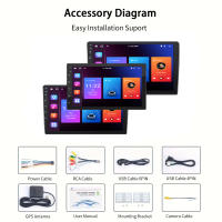 Reproductor Multimedia Para Coche Android 14 2 Din Con GPS Androidauto Carplay Pantalla Táctil De 7/9/10 Pulgadas ROM 64G RAM 2G Soporte WiFi Y Control Del Volante - details 15