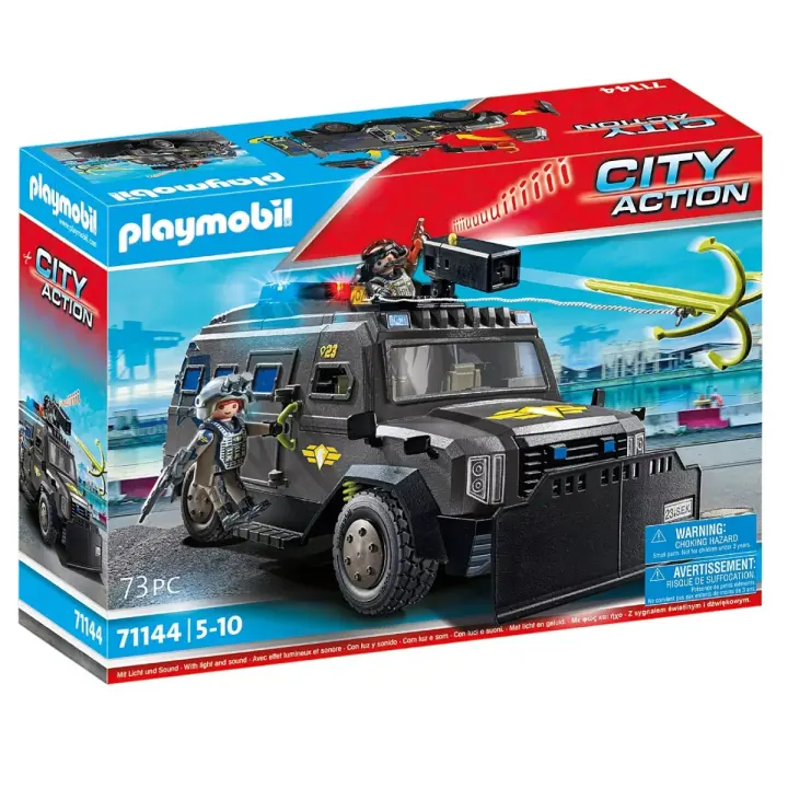 PLAYMOBIL FUERZAS ESPECIALES - VEHÍCULO TODOTERRENO, 71144, TIENDA CON LICENCIA OFICIAL - 1
