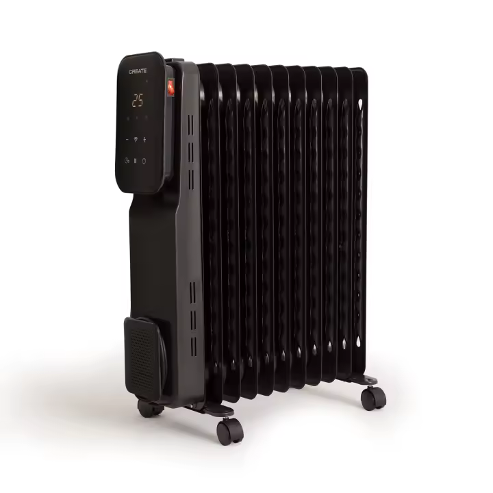 CREATE - Radiador/Calefactor de aceite eléctrico con WiFi - WARM CONNECT 2500W - 1