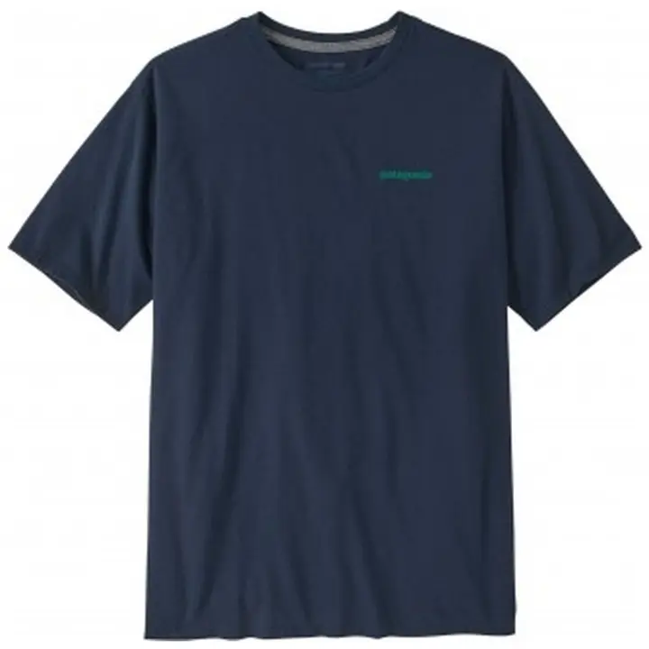 Camiseta de Manga Corta Patagonia Flying Fish Responsibili-Tee para hombre en color azul - 1