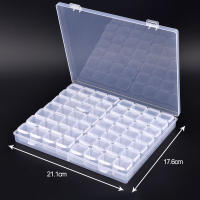 Caja De Almacenamiento Ajustable De Plástico Con Etiquetas Para Joyería Arte De Uñas Y Accesorios De Pintura Diamante Caja De Contenedor Con Ganchos De 28 - details 8
