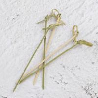 100pcs Palillos De Bambú Desechables Para Cócteles Forks De Fruta Barbecue Decoración De Fiesta Herramienta De Barra Eco-amigable Tamaño 9x0.3x0.3cm - details 12