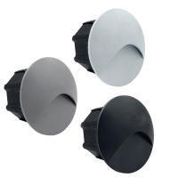 Lámpara De Pared Revestida Al Aire Libre IP65 3W LED Impermeable Para Iluminación Nocturna De Pasillos Exteriores Escaleras Y Patios - details 2