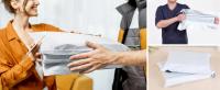 100 Bolsas para Envíos.  Sobres Plásticos Blancos Opacos Autoadhesivos. Sobres de embalaje Impermeables y Resistentes,  Embalaje para Ropa, Libros, Zapatos y Paquetes de Correo - details 2