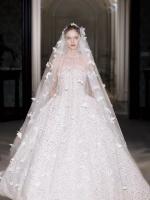 Velo De Novia De Catedral Largo Con Perlas Y Mariposas Románticas Accesorios De Boda Para Mujeres Sin Peine Un Capa - details 4