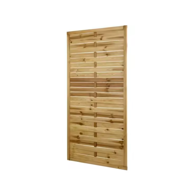 SUINGA Panel decorativo madera recto 90 x 180 cm, ideal para terrazas y jardines - 1