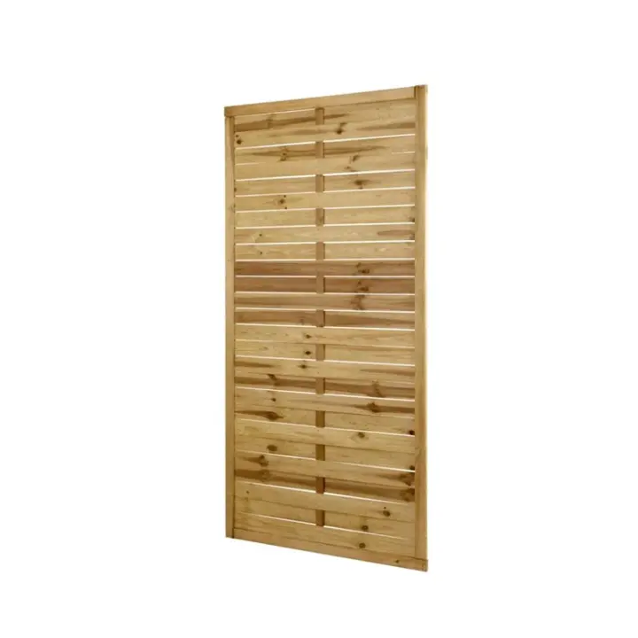 SUINGA Panel decorativo madera recto 90 x 180 cm, ideal para terrazas y jardines - 1