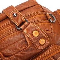 Nueva Moda Bolso De Hombro Para Mujer De Cuero Suave De Alta Calidad Marca Famosa Diseñador Bolso De Mano De Lujo Bolsos De Hombro Casual Con Decoración De Rivet - details 22