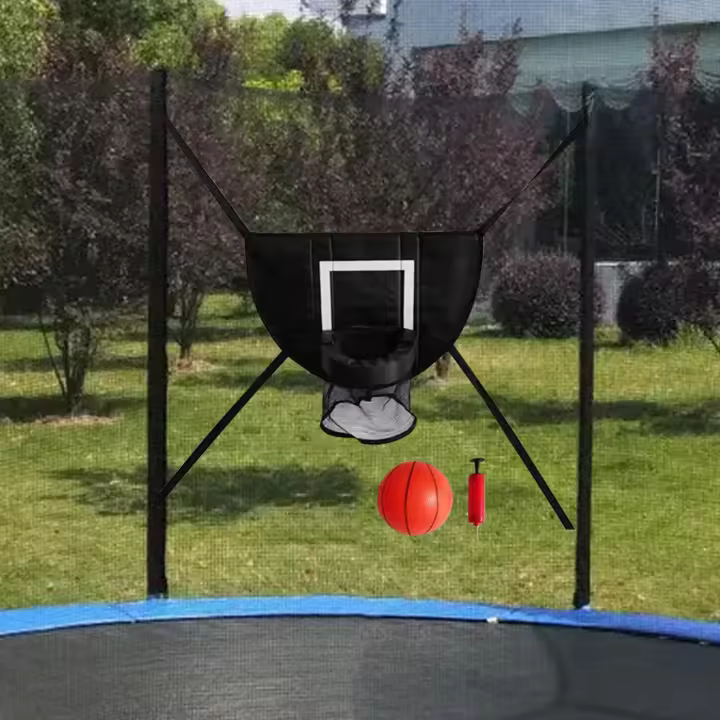 Anillo De Baloncesto Para Trampolín Instalación Fácil Juego Deportivo Para Todas Las Edades Accesorio De Trampolín Para Niños - 1