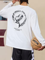 Camiseta De Manga Larga Para Hombres Con Capucha Poliéster Transpirable Y Secado Rápido Para Actividades Al Aire Libre Y Fitness - details 2