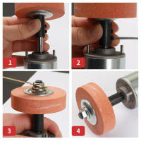 Adaptador De Eje Para Molienda Y Pulido 5-16mm Compatible Con Motor De Trabucazo Adaptador De Conexión Para Rueda De Molienda Metal Negro - details 5