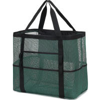Mesh Beach Bag Waterproof Sandproof - Large Tote Pool Bag for Women Vacation Essentials Beach Accessories - details 11