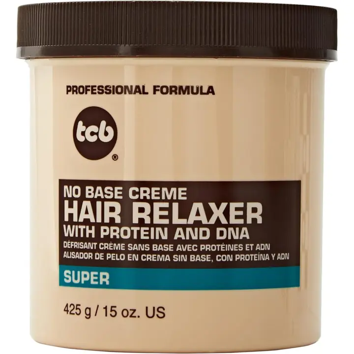 TCB Bellas Extensiones - Hair Relaxer Tratamiento Capilar Super - 212gr y 425gr - Desrizado para Cabellos Afroamericanos - 1