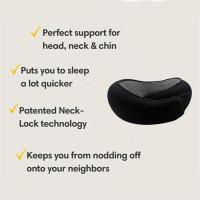 Almohada De Soporte Para El Cuello De Espuma De Memoria Con Almohadilla De Cabeza Suave Protección Para El Cuello Al Dormir Y Camping Soporte Redondo De Poliéster/Celulosa - details 6