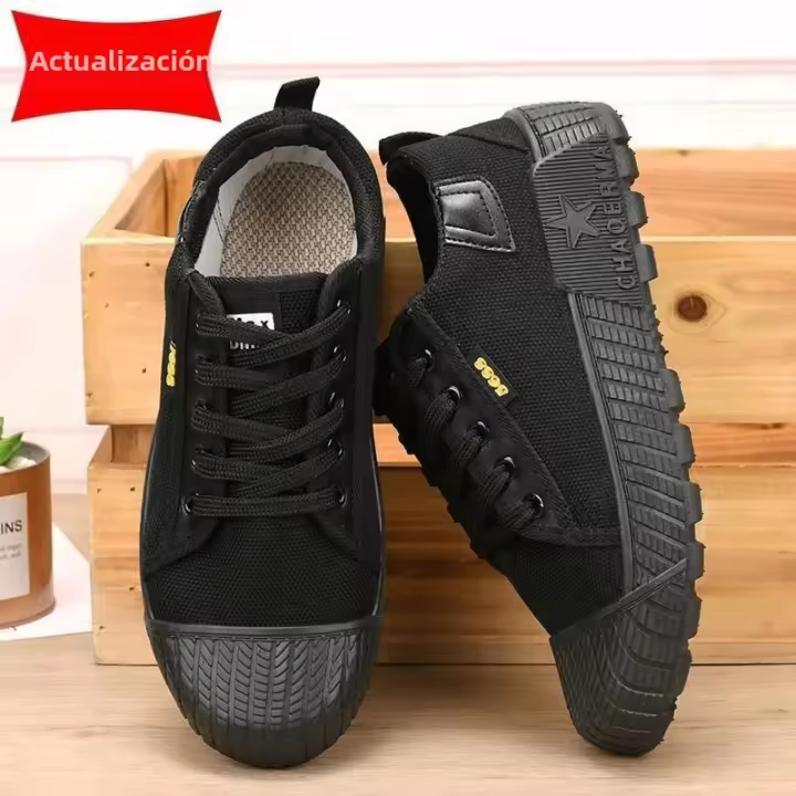 Zapatos De Construcción Para Hombres Y Mujeres Antideslizantes Resistentes Al Desgaste Transpirables Zapatos De Trabajo Con Cubierta Del Tobillo - 1