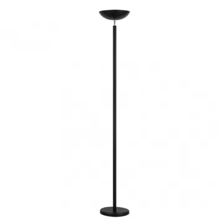 Lámpara de Pie FABRILAMP Luyten 2xe27 Negro Mate 180x27x27 Cm - 1