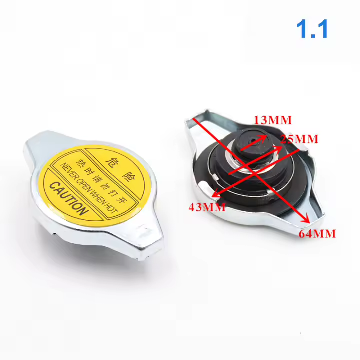 Tapa De Radiador De Metal De Alta Calidad Tipo General 0.9 Para La Mayoría De Los Coches Marca Chery Foton Brilliance Great Wall Accesorios De Coche - 1