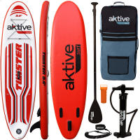 Aktive - Tabla Paddle Surf Hinchable Antideslizante  Ultrarresistente, Ligera y Estable  Incluye hinchador, Remo, Aleta y Kit de reparación, Tabla SUP, Tablas de paddle surf, Tablas SUP - details 1