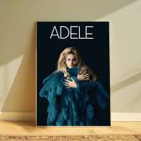 Póster HD De Adele Artista Musical Para Decoración De Sala De Estar Bar Office Imagen Clásica Resistente Al Agua Y Adhesiva - details 10
