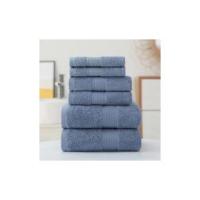 Juego de toallas de algodón de lujo para el hogar, Set de 3 piezas, Ultra suave, altamente absorbente, incluye 1 toalla de baño, 1 toalla de mano, 1 paño - details 1