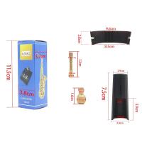 Mandíbula De Fagot Alto Soprano Tenor Saxofón Con Ligadura Y Tapa Correa De Cuero Para Instrumentos De Madera Accesorios De Instrumento Musical - details 6