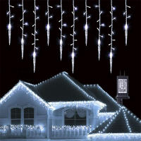 Luces De Navidad LED De Ceniza Para Exterior Decoración De Jardín Calle Y Plaza En Forma De Gota De Agua Método De Instalación Auto-contenido - details 11