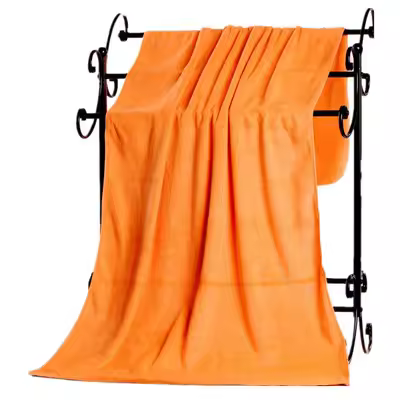 Toalla De Baño De Microfibra Gruesa Super Absorbente Y Secado Rápido Multiusos Toalla De Algodón Peinado Estilo Rectangular - 1
